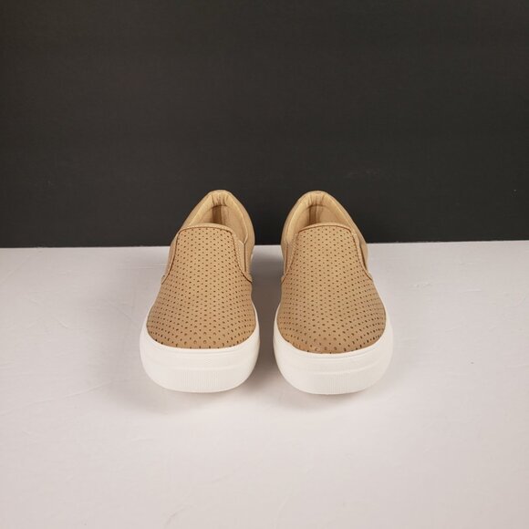 Soda Sz 7 Tan Slip On Vented Comfort Walking Womens Shoes Leisure - Picture 4 of 11